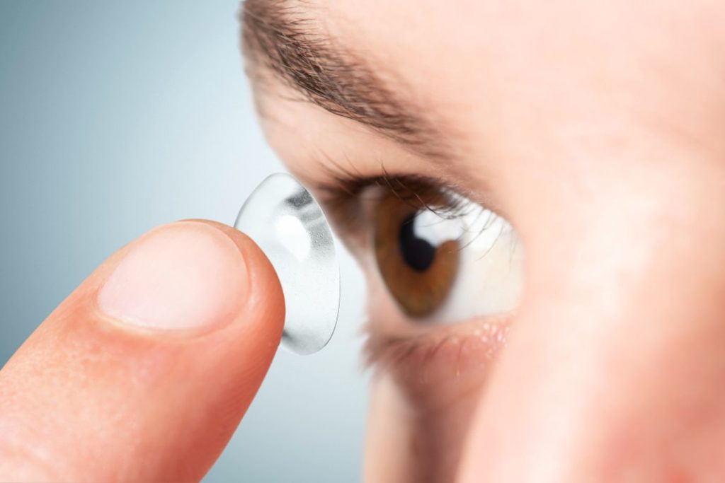 Dark side of wearing contact lenses