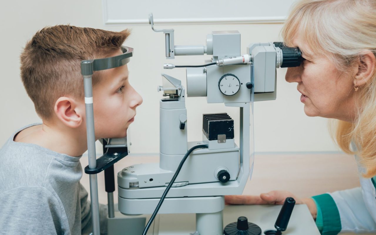 Vision acuity test