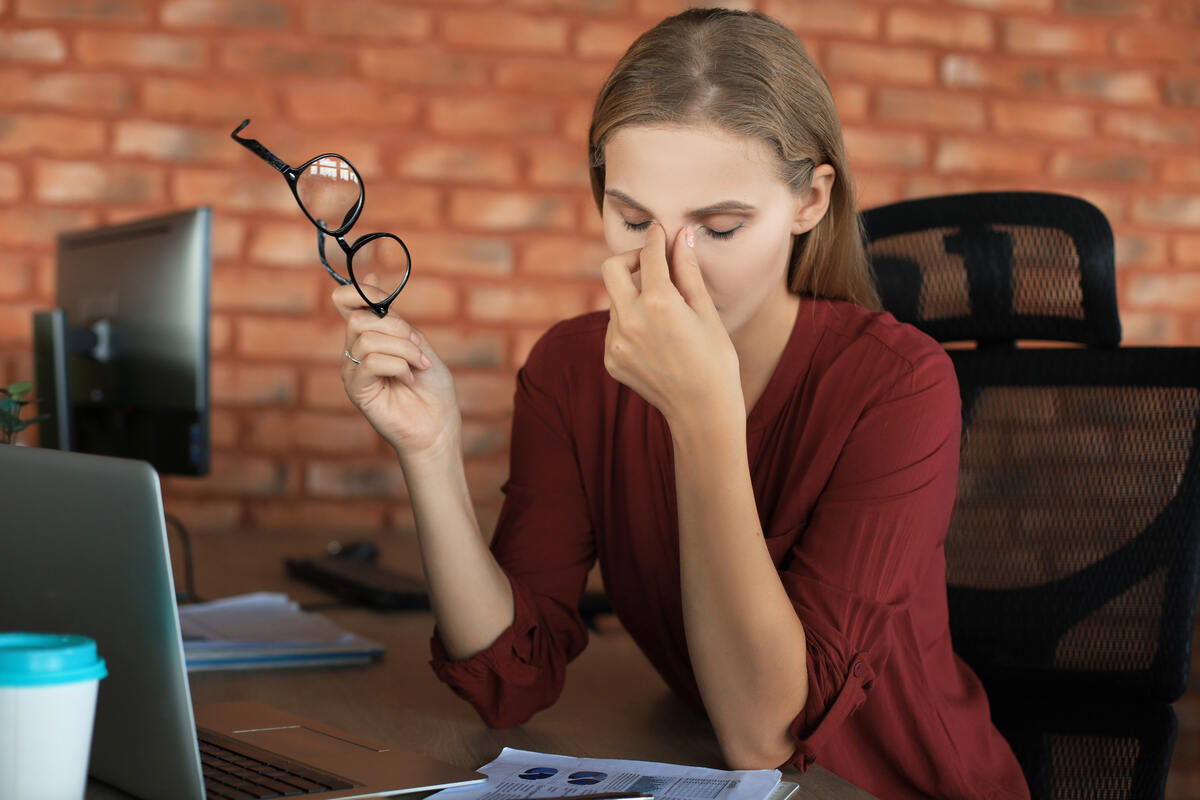 stress and vision problems