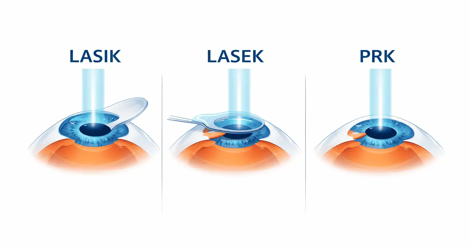 LASEK vs PRK vs LASIK
