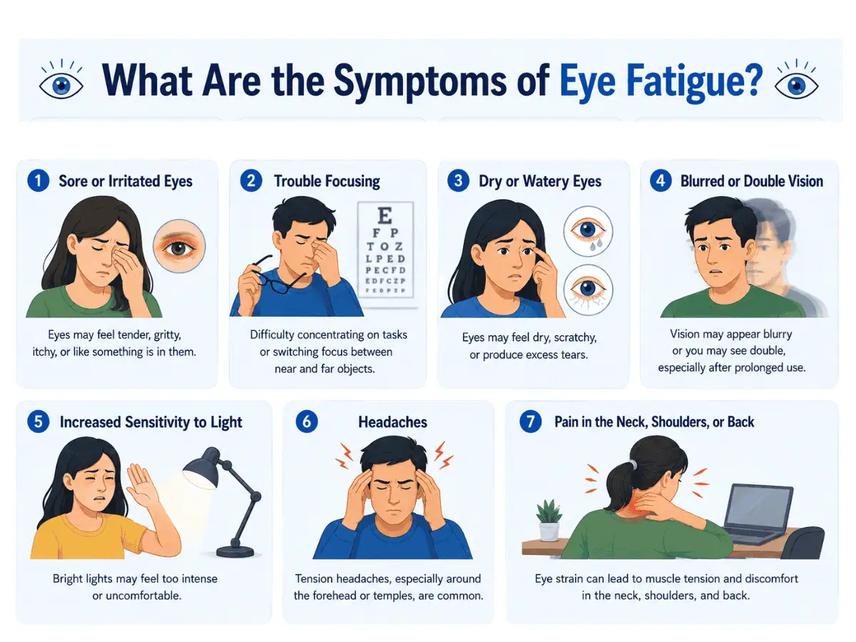 Symptoms of Eye Fatigue