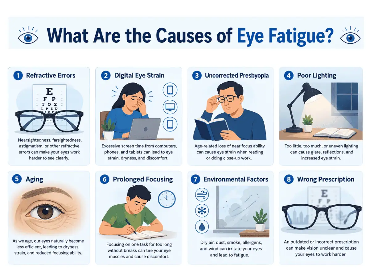 What Are the Causes of Eye Fatigue