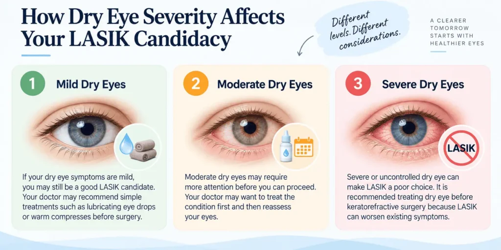 How Dry Eyes Severity Affects Your LASIK Candidacy